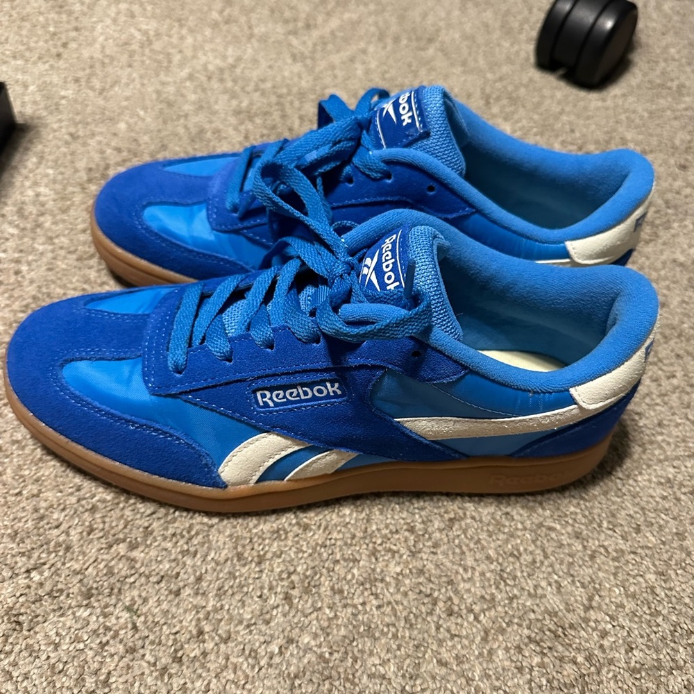 Reebok Blue and White Athletic Shoes